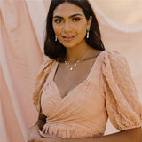 14K Gold Filled Baroque Pearl Choker Necklace