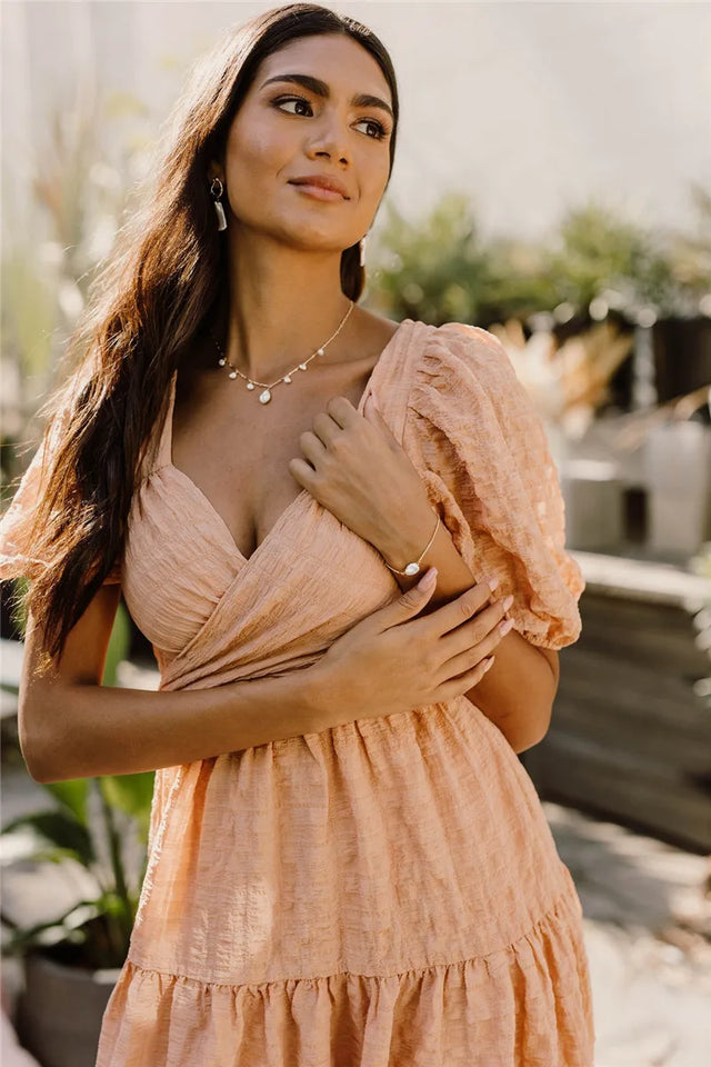 14K Gold Filled Baroque Pearl Choker Necklace