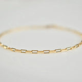 14K Gold-Filled Chain Bracelet – Handmade Boho Charm Jewelry