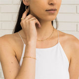 14K Gold-Filled Chain Bracelet – Handmade Boho Charm Jewelry