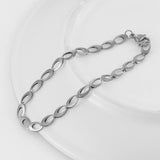 Fashion Stainless Steel Eye Oval Bracelet – Chic & Personalized Jewelry