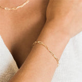 14K Gold-Filled Chain Bracelet – Handmade Boho Charm Jewelry