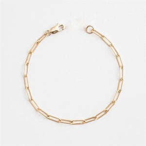 14K Gold-Filled Chain Bracelet – Handmade Boho Charm Jewelry