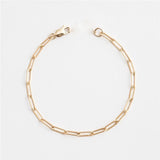 14K Gold-Filled Chain Bracelet – Handmade Boho Charm Jewelry