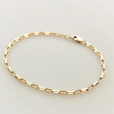 14K Gold-Filled Chain Bracelet – Handmade Boho Charm Jewelry