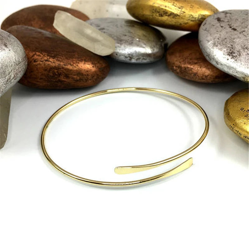 925 Silver Handmade Hammered Bracelet – Vintage Boho Jewelry