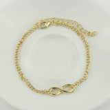 Trendy Infinity Bracelet – Unisex Chain Link Jewelry