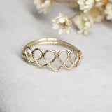 Handmade Gold Filled Heart Ring – Boho Jewelry for Women