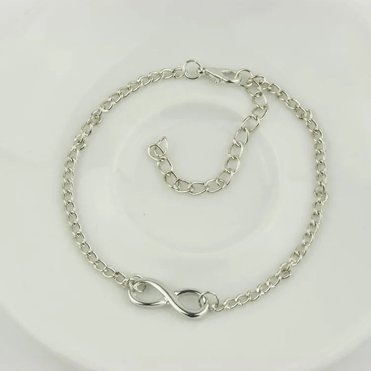 Trendy Infinity Bracelet – Unisex Chain Link Jewelry