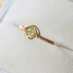 Handmade Gold Filled Natural Ring – Boho Jewelry