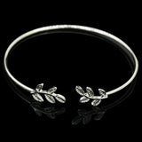 Open Cuff Punk Bracelet – Heartbeat, Leaf, Arrow & Heart Design