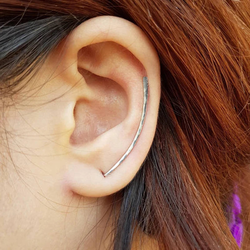30MM Minimalist Ear Climber Earrings