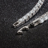 LiHong S925 Sterling Silver Tennis Bracelet – Elegant Zircon Jewelry