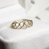 Handmade Gold Filled Heart Ring – Boho Jewelry for Women