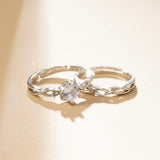 Adjustable Couple Rings – Romantic Wedding & Anniversary Bands