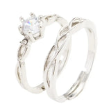 Adjustable Couple Rings – Romantic Wedding & Anniversary Bands