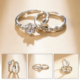 Adjustable Couple Rings – Romantic Wedding & Anniversary Bands