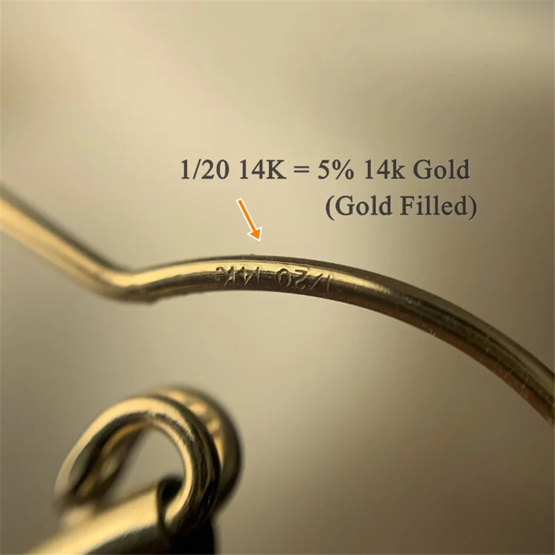 14K Gold Filled Hoop Earrings Classic Minimalist Jewelry for Women