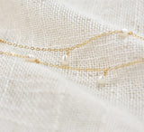 14K Gold Filled Natural Pearl Choker Necklace for Women