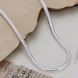925 Sterling Silver 3MM Snake Chain Bracelet