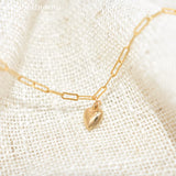 Gold-Filled Heart Bracelet – Handmade Boho Charm Jewelry