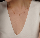 14K Gold Filled Natural Pearl Choker Necklace for Women