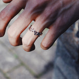 Punk Irregular Thorn Ring – Vintage Hip Hop Adjustable Couple Ring