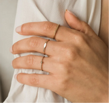 14K Gold Filled Fidget Bead Ring – Handmade Minimalist Jewelry