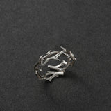 Punk Irregular Thorn Ring – Vintage Hip Hop Adjustable Couple Ring