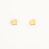 14K Gold Filled Square Tarnish-Resistant Stud Earrings