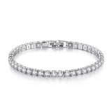 LiHong S925 Sterling Silver Tennis Bracelet – Elegant Zircon Jewelry