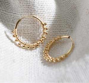 14K Gold Filled 20MM Hoop Earrings Trendy Minimalist Gold Jewelry