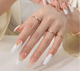 14K Gold Filled Flat Band Ring – Minimalist & Tarnish-Resistant Jewelry