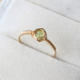 Handmade Gold Filled Natural Ring – Boho Jewelry