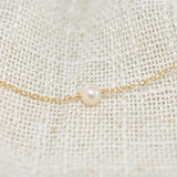 14K Gold Filled Natural Pearl Choker Necklace