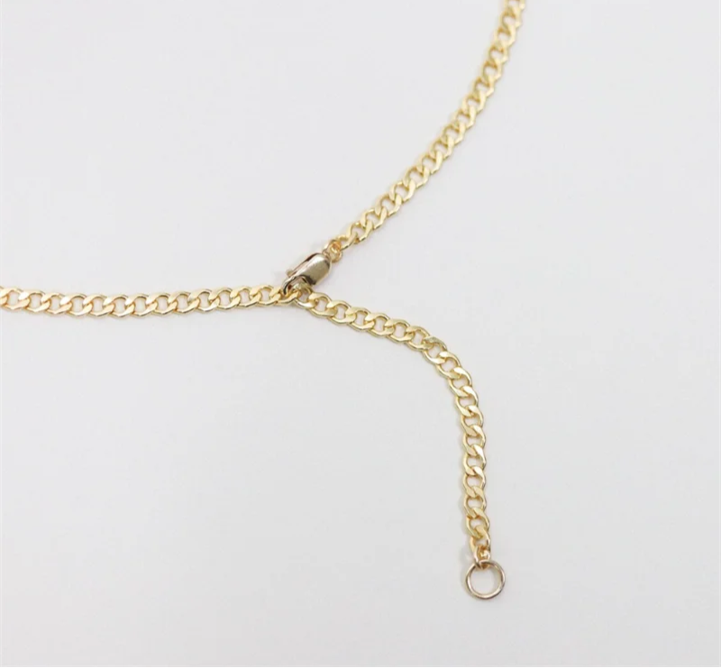 14K Gold Filled Curb Chain Choker Necklace for Women