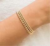 Handmade Gold Beads Bracelet – 14K Gold-Filled Boho Jewelry